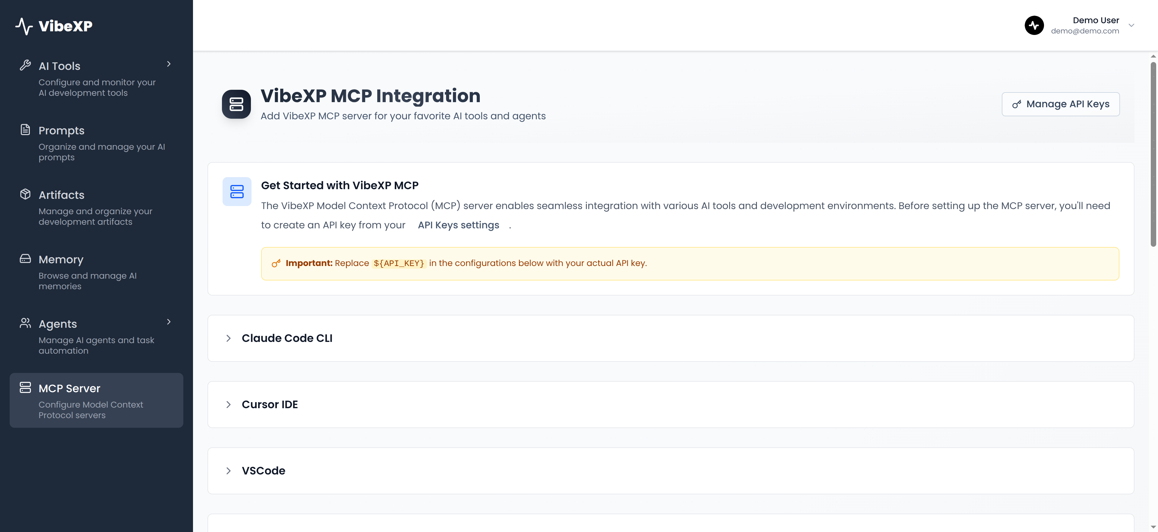 MCP Server Integration
